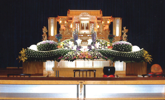 まごころセットプランの祭壇例